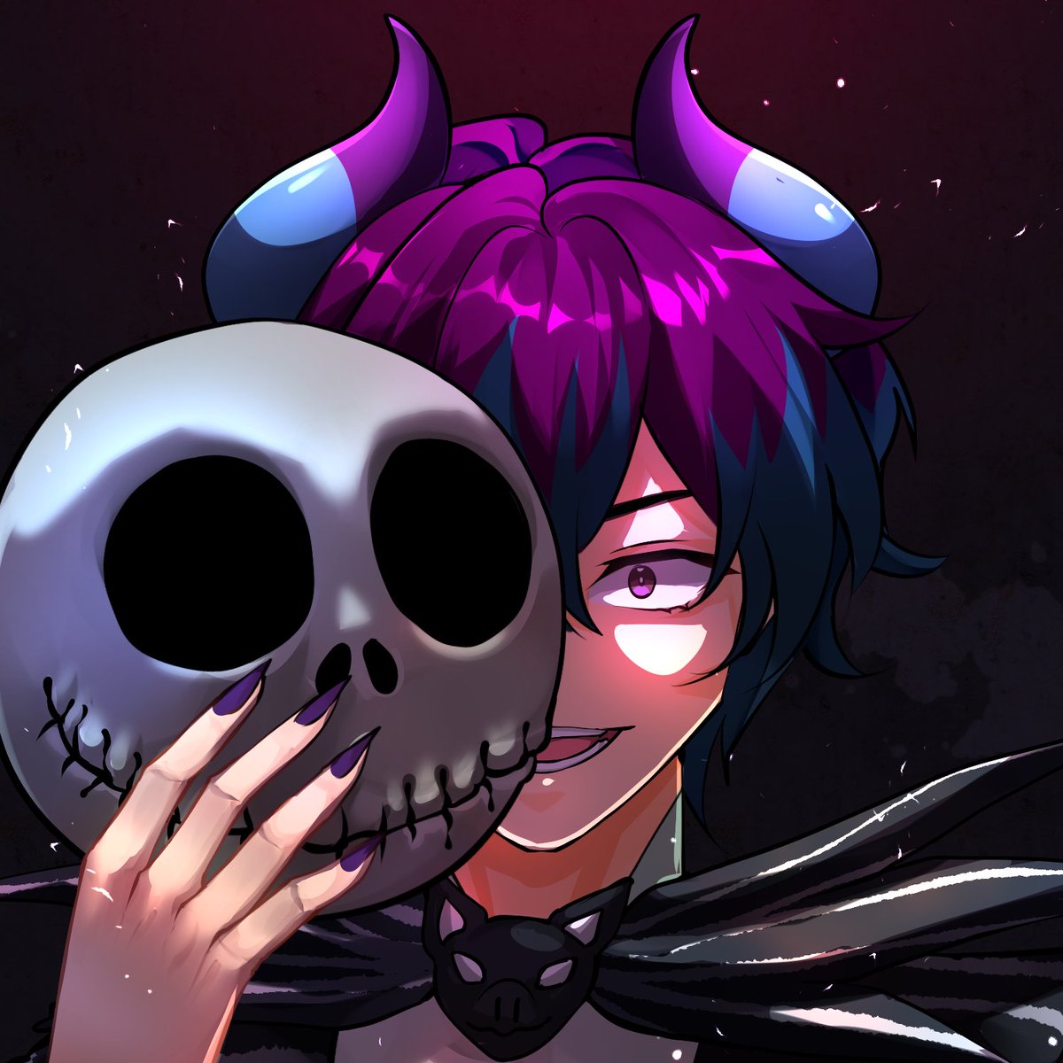 jaydenrazorttv's tweet photo. Art made by Mirin,  Jay the Pumpkin King wishes you a oh so Merry Halloween. Mwahaha. https://t.co/uqXPEWXKLw