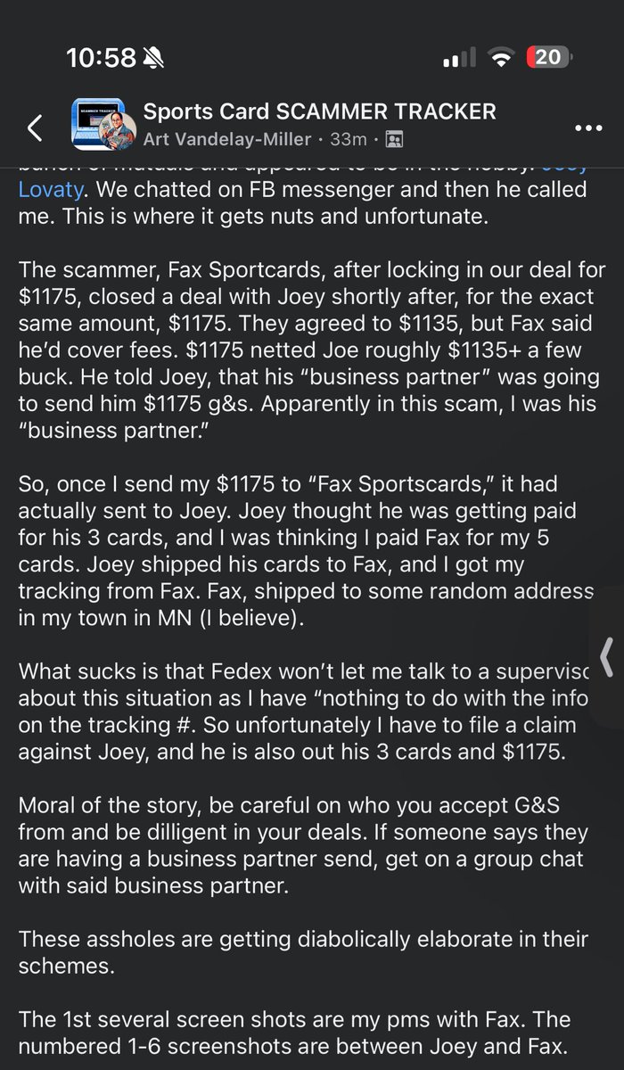 ALTPEPEEEEEEE's tweet photo. Holy fuck read this new scam…stay safe out there buying cards…. https://t.co/zCKB864C7y
