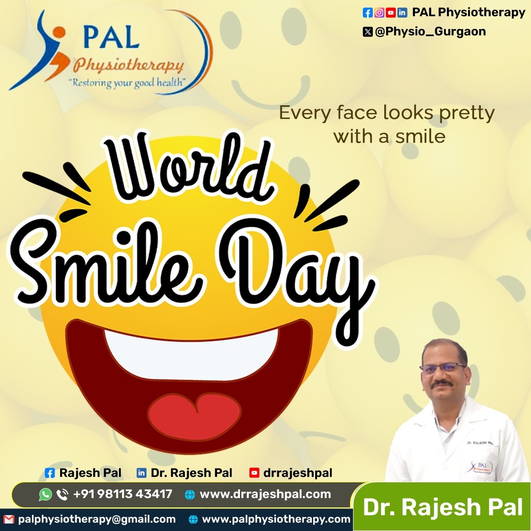 World Smile Day !
 
 A smile is a curve that sets everything straight! 
.
#WorldSmileDay #SpreadJoy #ShareASmile #HappyDay #KeepSmiling #MakeSomeoneSmile #BeHappy