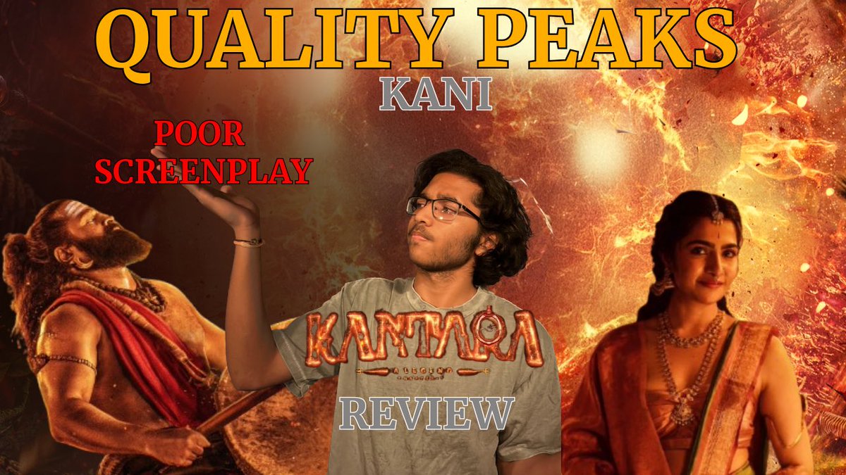 PillaBacha118's tweet photo. #KantaraChapter1￼ Review - I'M BACK!!

Overall I thought the film was good, first half was very slow but the second half was phenomenal! 

Worth a watch!

https://t.co/GImK3468fk https://t.co/G7oJKa3L2H