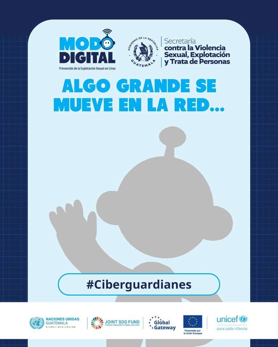 secretariasvet's tweet image. 🌐👮‍♂️ ¡Los #Ciberguardianes están de vuelta!
La SVET, en alianza con UNICEF y socios estratégicos, relanza este esfuerzo para fortalecer la prevención de la explotación sexual en línea y promover un internet más seguro para niñas, niños y adolescentes.

💻#ModoDigital