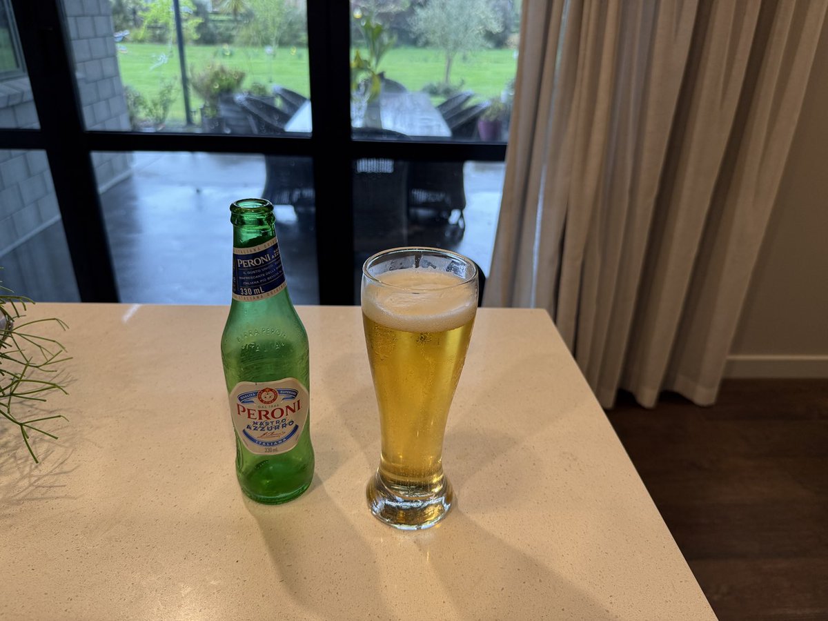 Friday beers, though having it outside will just have to wait as it’s raining 🌧️