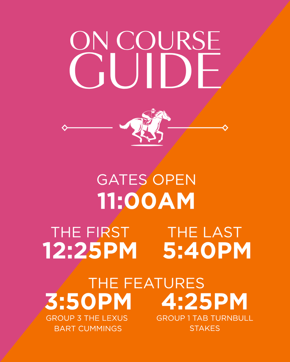 FlemingtonVRC's tweet image. 🌸🐎 Spring is in full bloom!
Get ready for the most anticipated race meeting of the season, @tabcomau Turnbull Stakes Day this Saturday at Headquarters.
The perfect lead-in to the Melbourne Cup Carnival! 💛

#TurnbullStakes #SpringRacing