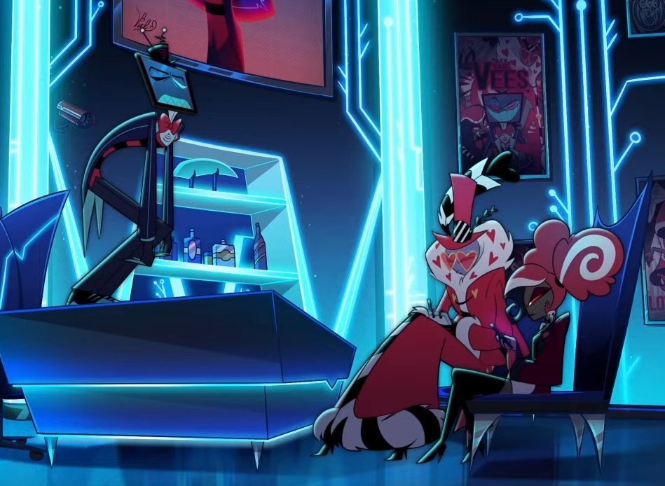 Vox's god complex is making him completely delusional, Val is unaware of his own existence, and Velvette can barely be off of her phone for 5 minutes. They're all so cooked