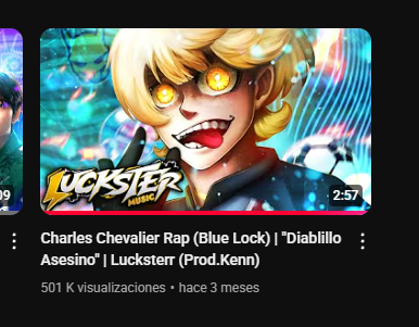 Ya medio millón con "Diablillo Asesino" ❤

FUAAAA, muchas gracias a todos, de corazón, editores, Tradu, Dusty, Dexuz, Kenn y sobre todo a los que han apoyado este temazo a muerte, muchas gracias, los adoro 🐐

¡A por mucho más! ⚽