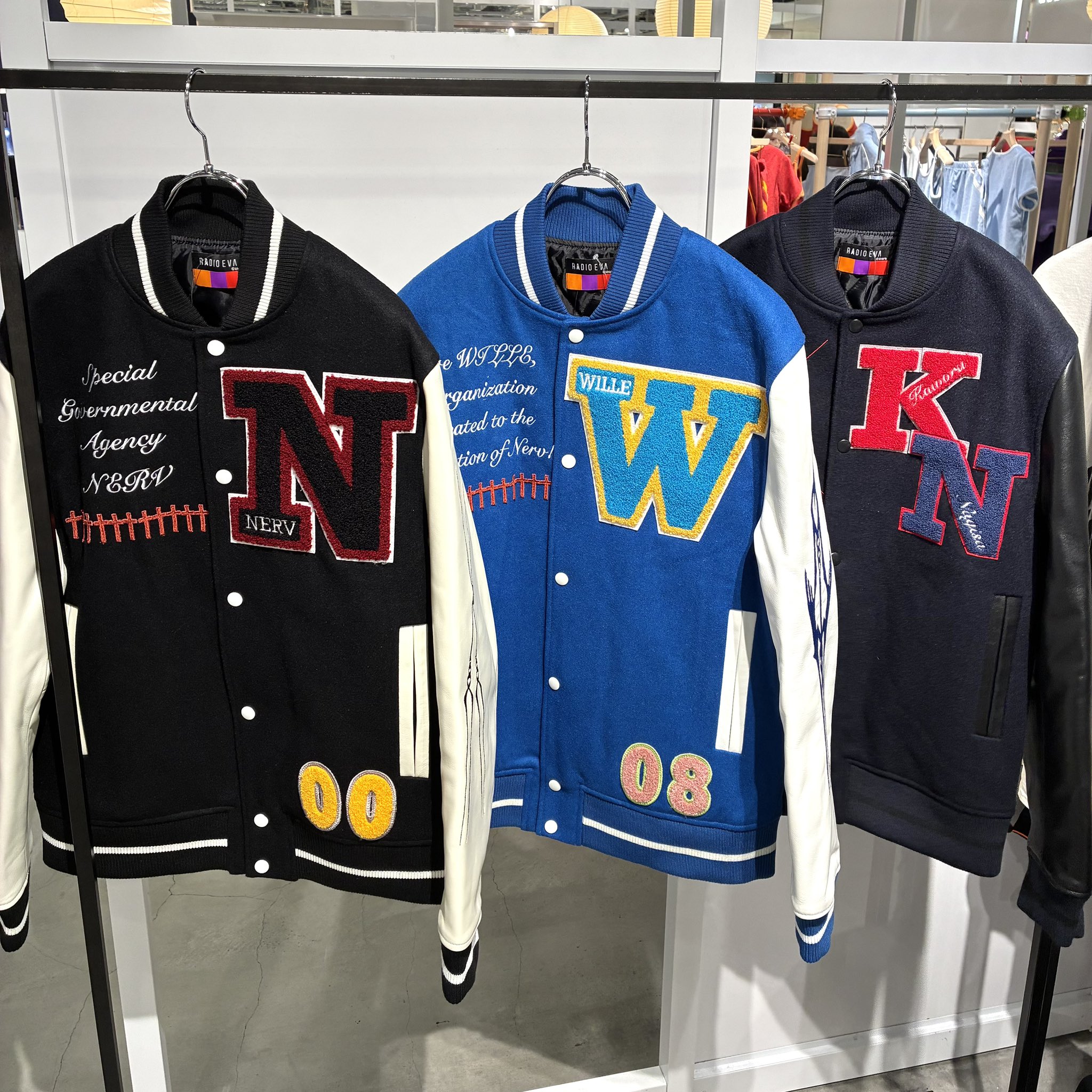 ジャケット・アウター RADIO EVA EVANGELION BASEBALL JACKET エヴァンゲリオンストア東京01（池袋） on X: 