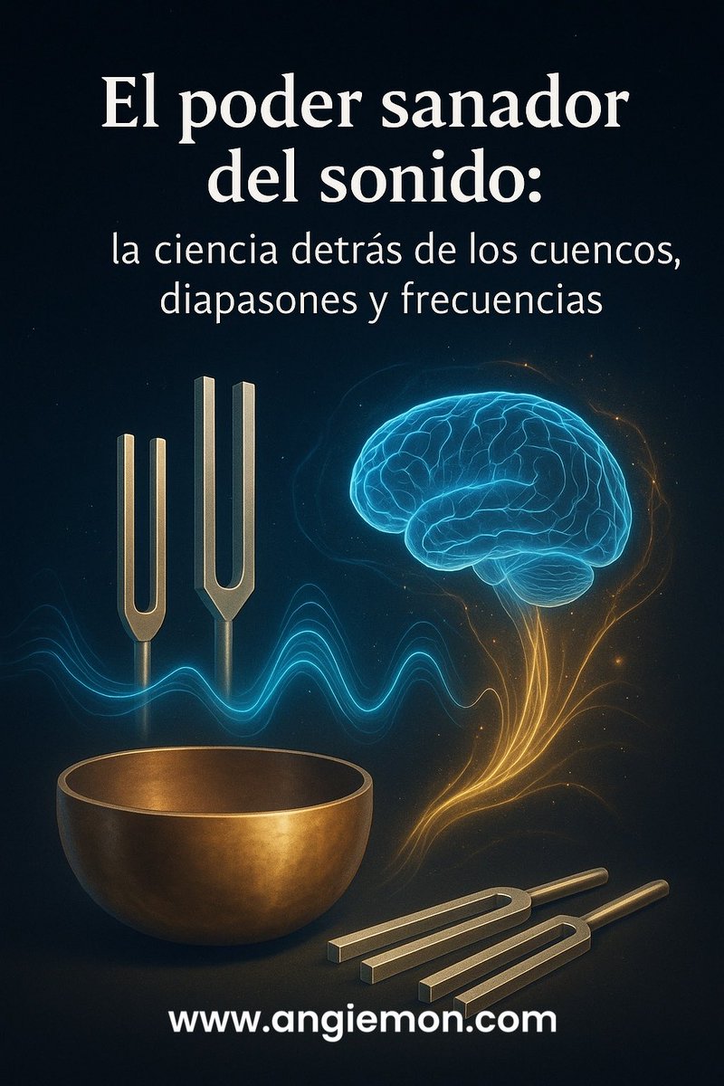 WriterAngieMon's tweet photo. ✨El sonido también sana
La ciencia demuestra que cuencos, diapasones y frecuencias pueden influir en el sistema nervioso, reducir el estrés y armonizar la biología celular. Vibra conscientemente 🧠🌿

#SonidoSanador #Frecuencias #CienciaYConciencia https://t.co/HpKgXnjqgy