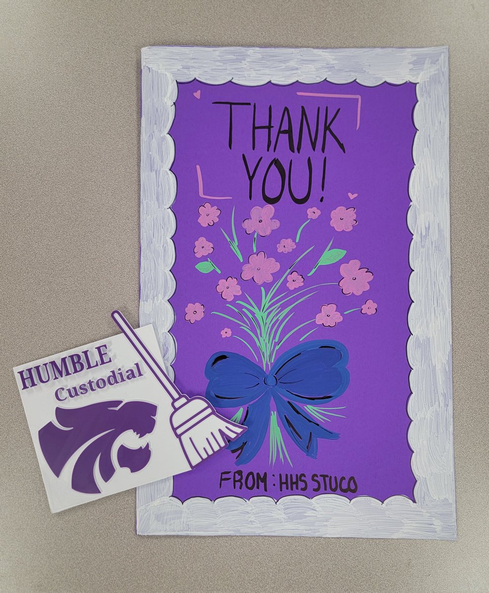 Thank you to the most AMAZING custodians <a href="/HumbleISD_HHS/">Humble High School</a> could ask for!
#WeAreHumble
<a href="/HumbleISD/">Humble ISD</a>