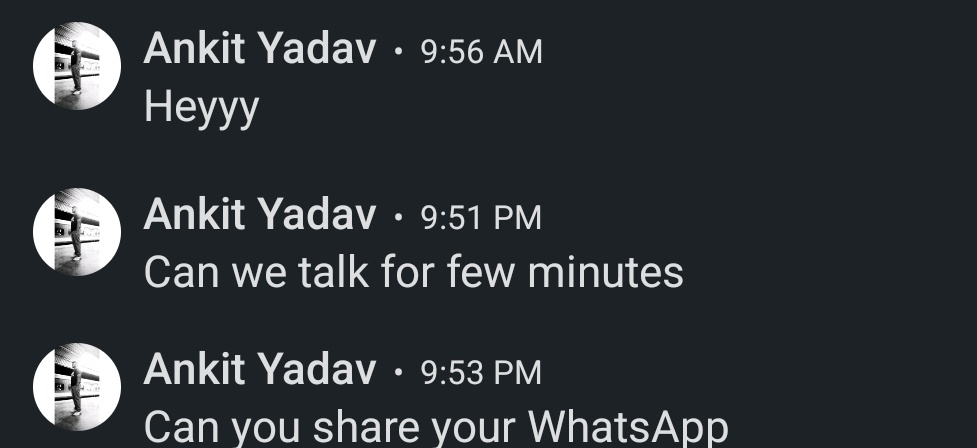 developers26's tweet image. This is how a Working Professional talks with a college girl on LinkedIn absolutely cheap and unacceptable behavior 🤬

Men like this don’t stop at one, they jump from profile to profile, sending the same creepy requests to multiple girls 
#linkedin #chats #shame