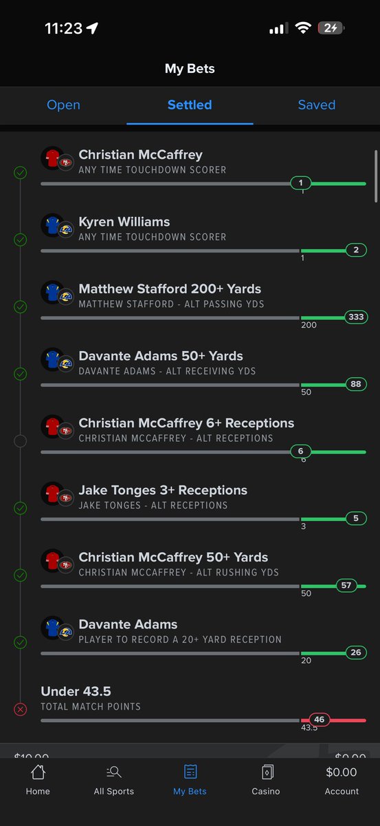 Hackuratee's tweet image. Heartbreaker #TNF #TNFonPrime #nfl #fanduel #fanduelparlays