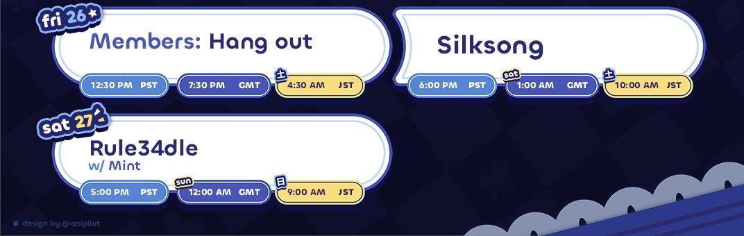 dokibird's tweet image. ใWeekly Schedule & Tagsใ
The rest of this week's schedule !
GENERAL: #Dokibird
LIVE: #Birdseaters
ART: #DokiGallery / NSFW: #Lewdtomato
COSPLAY: #Dokigram
MERCH: #Dokishrine
EVENTS: #DokiSpotted
FAN NAME: Dragoons
CLIPS: #Dokiclips
PROPS/THUMBNAIL: #Propbird
MEMES: #jkterjter