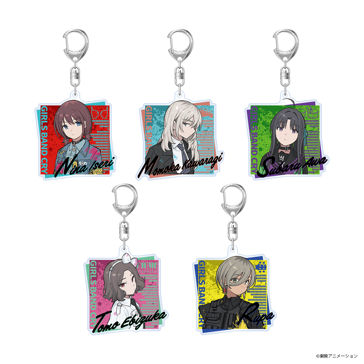 🎈劇場オリジナルグッズ紹介🎈 アクリルキーホルダー（5種） 各1,100円