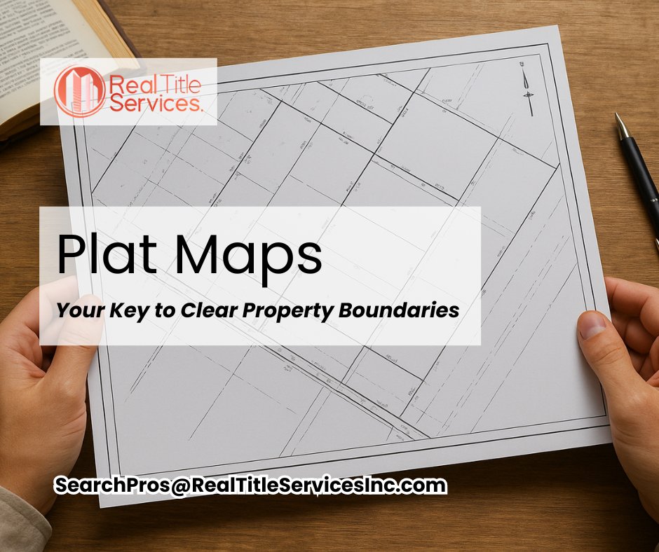 RealTitleServ's tweet photo. Think your property lines are clear?
Plat Maps reveal the true boundaries and protect you from costly disputes.🏡

✅Confirm land dimensions
✅Prevent conflicts
✅Safeguard investments

📩SearchPros@RealTitleServicesInc.com
#PlatMaps #TitleSearch #RealEstateTips #BoundaryDisputes https://t.co/cCErSwAq80