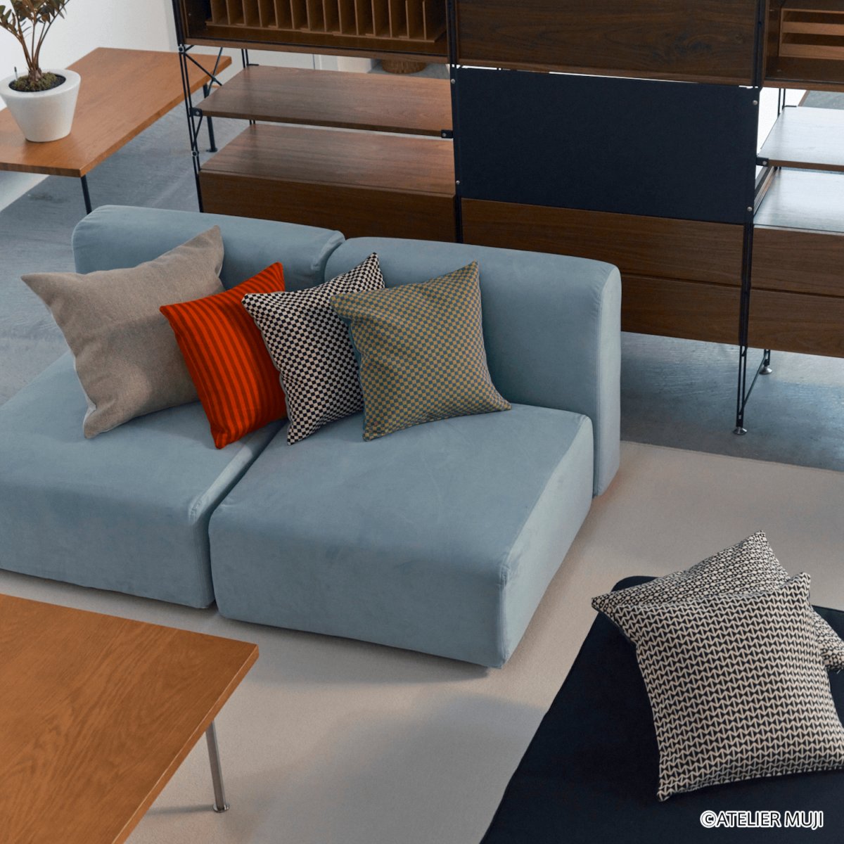 MUJI ユニットソファ Amazon.co.jp: 無印良品 ユニットソファ本体アームレス 小