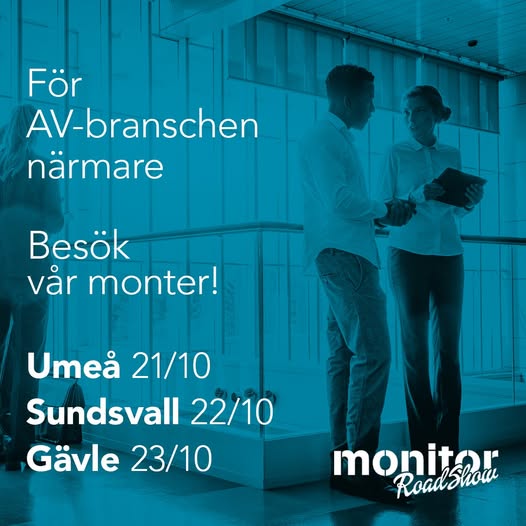 ARXSystems's tweet photo. Sennberg AB ask will we see you at the Monitor Roadshow in northern Sweden? 📷
October 21-23, Monitor Roadshow Sverige and Sennberg  makes the tour through Nth Sweden
Come and see products from ARX and more 📷

📷 Get your free ticket here: https://t.co/N3Q6ujXlz2 https://t.co/KC9DNv83YN