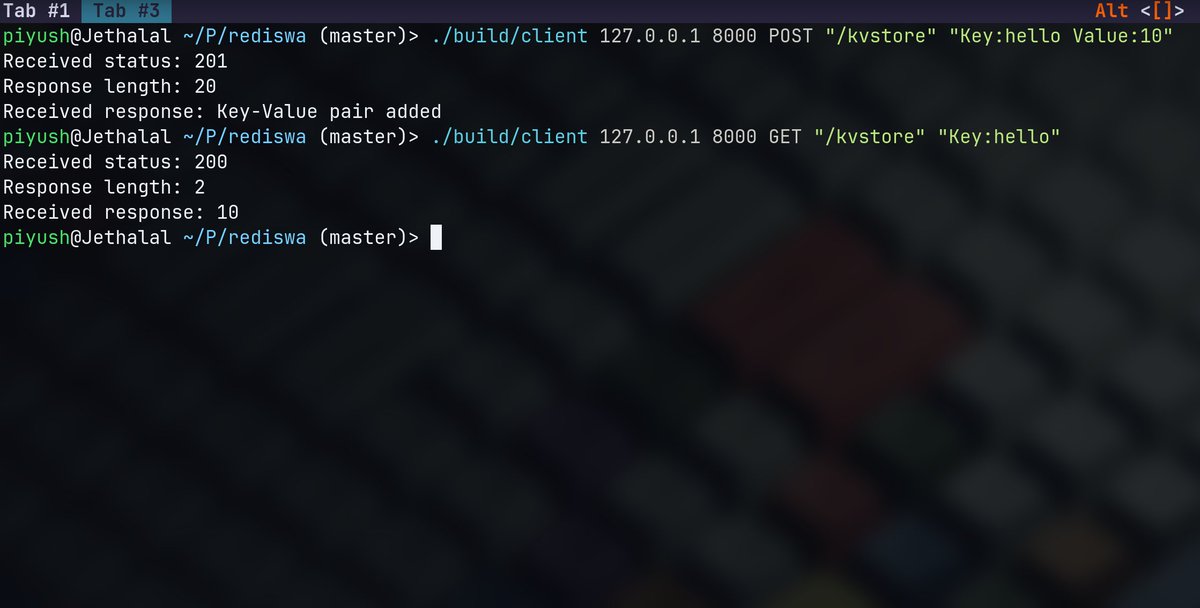piyushxcoder's tweet image. Did you say redis is a key-value store?