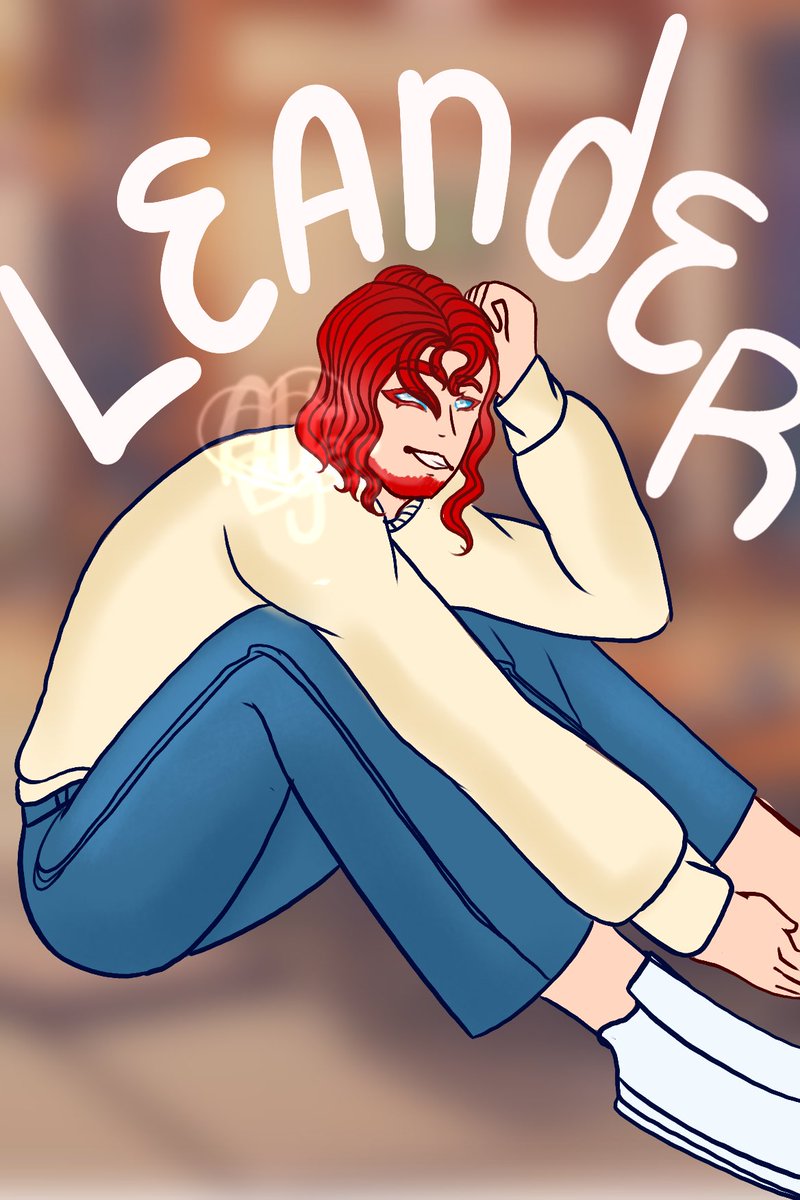DAY TWO AND I GOT TO DRAW MY SILLY!!! LEANDER MY BELOVED #OriginsofOctober2025 #OriginsMCRP #MCRP