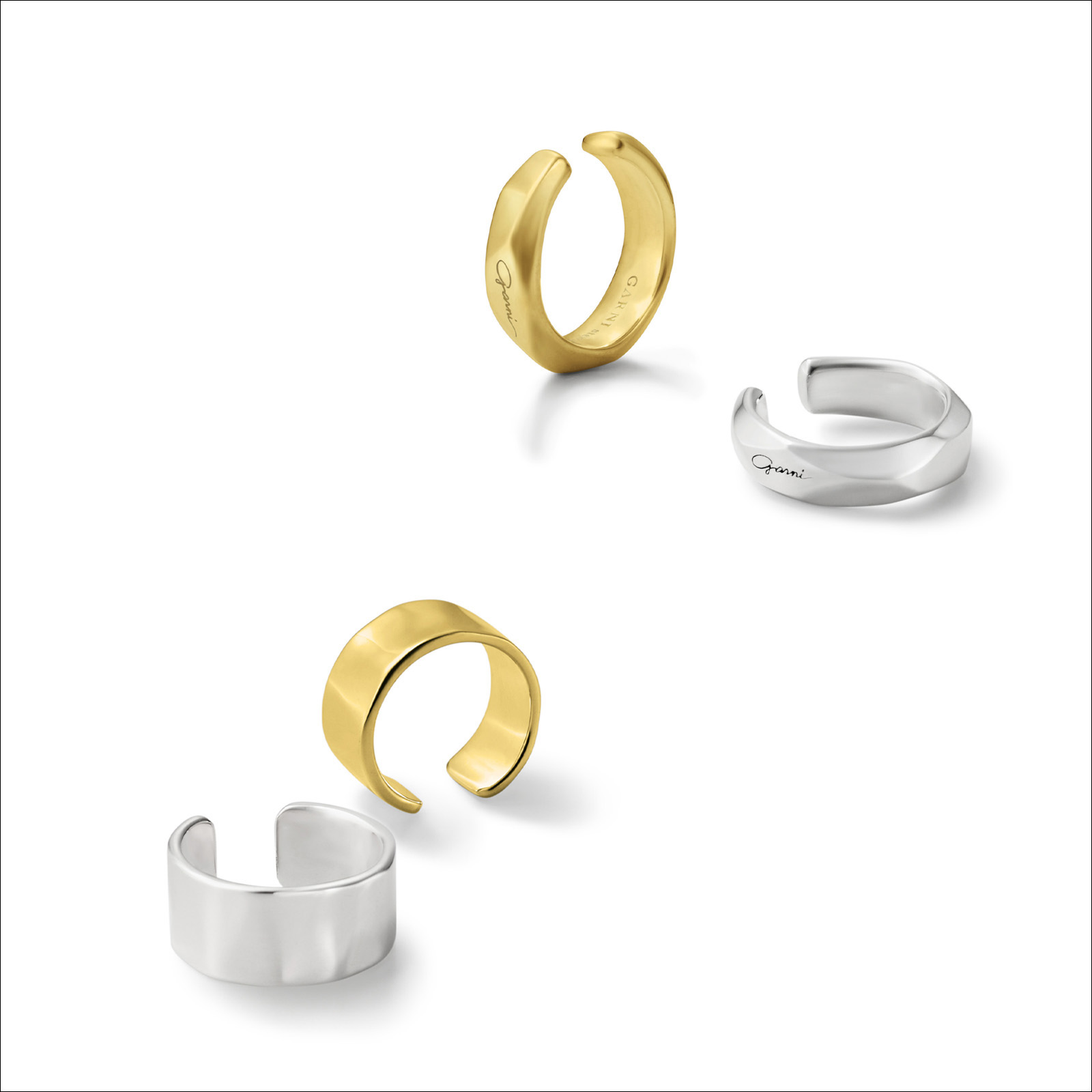 GARNI リング 19号 GARNI シルバー クロッケリーリング 19号 19号