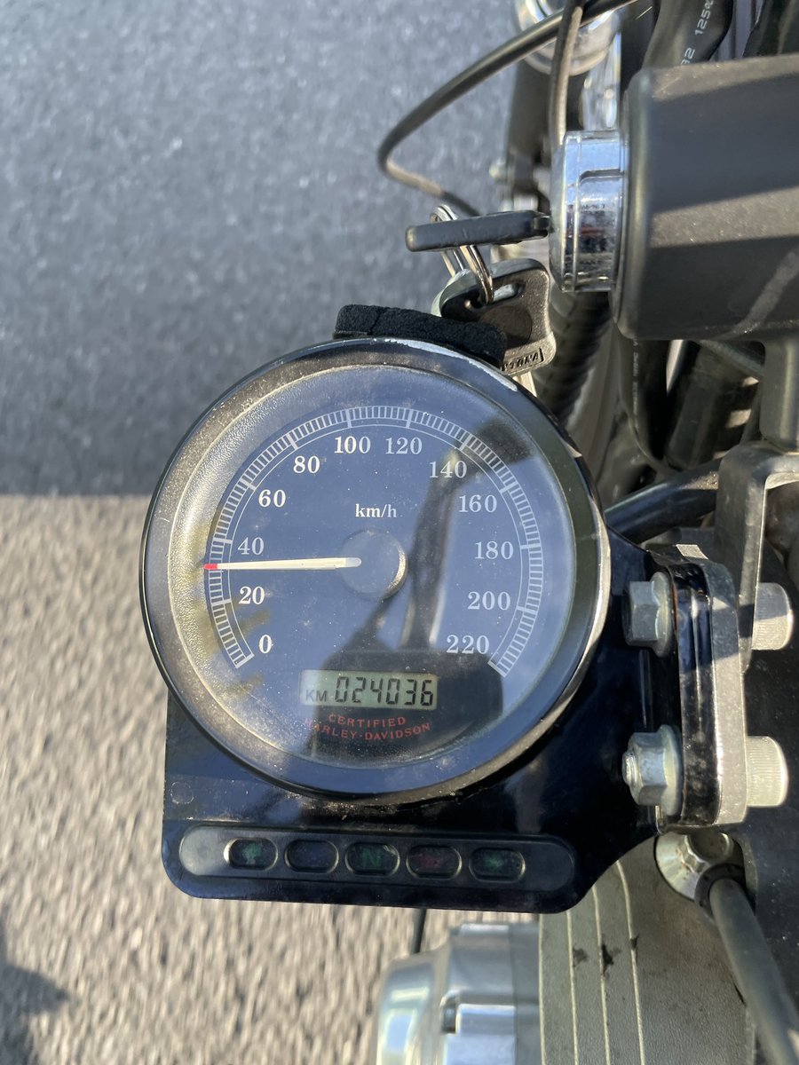 D___0801's tweet photo. FCR-062の7回目の投入が終わりました！

走行距離: 114㎞
給油: 6.96L
燃費: 16.37㎞

今回も下道だけの街乗りでしたが、総じて燃費は上がった気がする。
これで投入やめたらどうなるかみてみましょ！

#スポーツスター　#harleydavidson #ガソリン添加剤 https://t.co/8qnldMHbTA