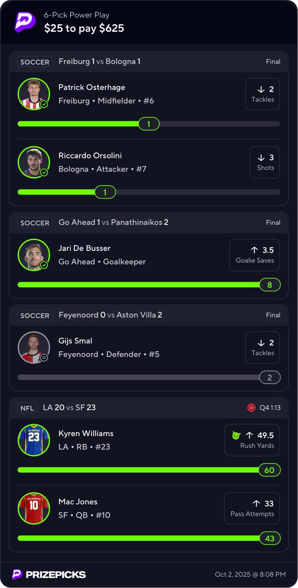 BANGGGGGG 🤪🤪🤪

Join the FREE discord !! We eating in there 

discord.gg/KGKpbKcCV

#PrizePicks #NFLpicks #Soccerpicks