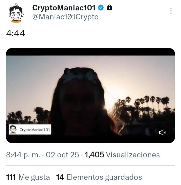 Davicho9231's tweet photo. @Maniac101Crypto 111 https://t.co/jq2zcrvjmd