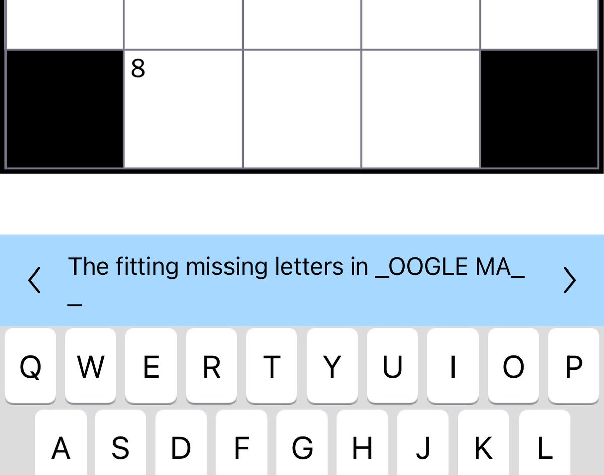 tupperwario's tweet photo. S tier crossword puzzle clue writing right here

I’ll give you another one for free: “Third letter of the alphabet, first letter of the alphabet, 20th letter of the alphabet” https://t.co/I0CVBYYFDQ