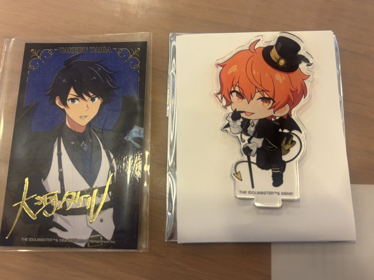 アイドルマスターSideMビックカメラコラボアクスタ、缶バッジ、トレカ アイドルマスターSideMビックカメラコラボアクスタ、缶バッジ、トレカ