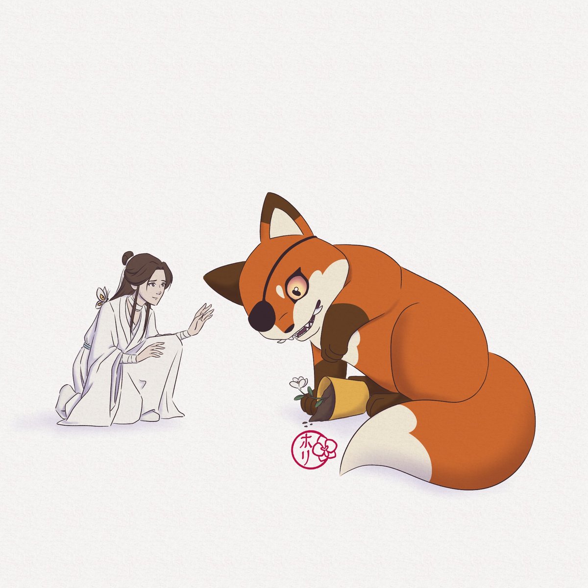 glittergeek87's tweet photo. Day 1 #mxtxtober k pop demon hunter x tgcf #mxtxtober25 #hualian #XieLian #huacheng #KPOPDEMONHUNTERS https://t.co/MlNZNri9JA