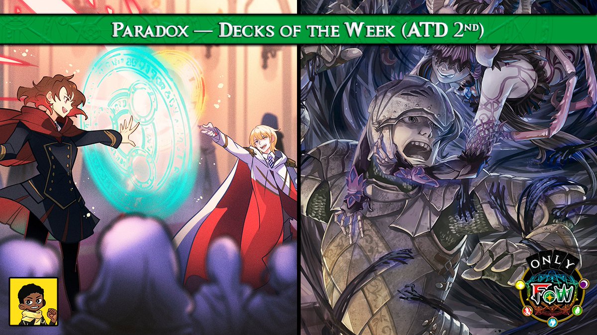 ¡Nuevo artículo de #FowTcg! ¡Nuevos mazos de Paradox de cara al WGP! 
Este artículo es exclusivo para patreons. 
Solo en: patreon.com/OnlyFowTcg
Join the Patreon!