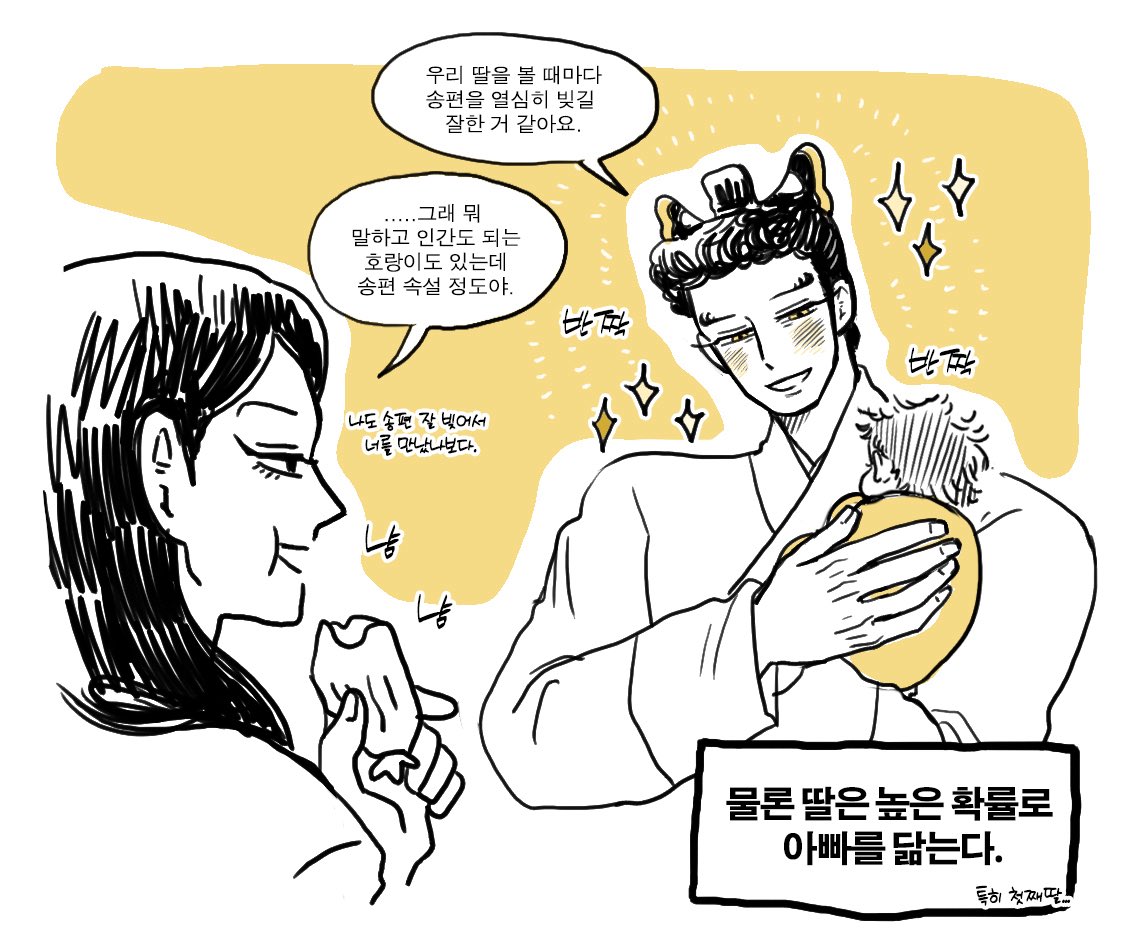 호랑이가 인간도 되는데 송편 속설 정도야…. 