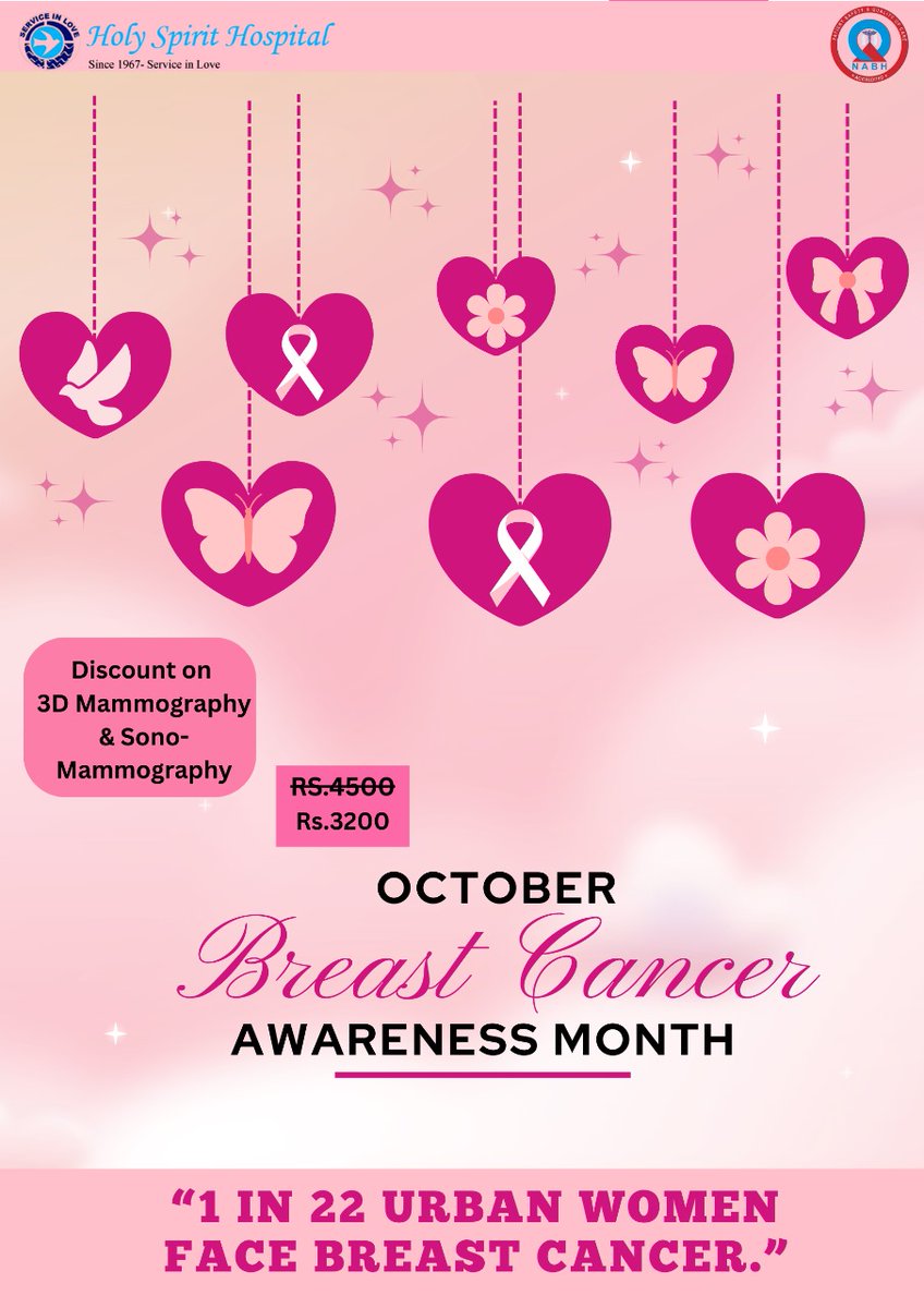 🎀 1 in 22 women are at risk. Let’s spread awareness and save lives this Pink October. 💖

#PinkOctober #BreastCancerAwareness #TogetherWeFight