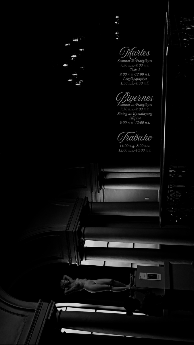 no_bind_'s tweet photo. 4th yr - 1st sem naaaa and black n white n nman ang theme ni atequoh! the shots q at sakin nman ni leababes nung nasa museum kami>< aaaaa https://t.co/zkEgrxQgZs