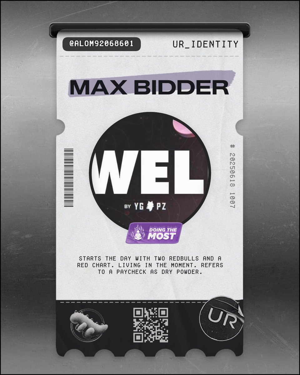 Just claimed my UR IDENTITY 🧾

Take the quiz → reveal who UR

@UR_Global is launching soon, join the community.