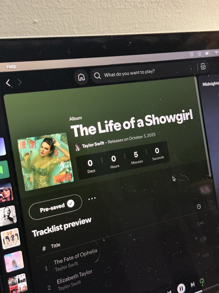 5 MINUTOS PARA THE LIFE OF A SHOWGIRL