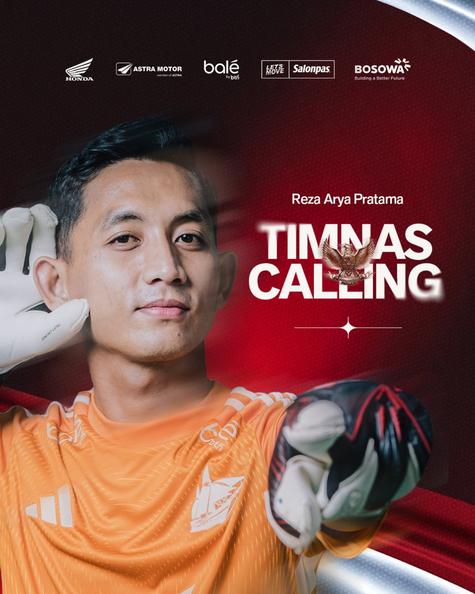 PSM Makassar (@psm_makassar) on Twitter photo Reza Arya Pratama dipanggil untuk memperkuat Tim Nasional Indonesia untuk Kualifikasi Piala Dunia ronde ke-4 di Arab Saudi.
Tunjukkan ki sappo! <a href="/Rezaaryaaa/">Reza Arya Pratama</a> 💥🧤⚽
#EwakoPSM #PSMMakassar @timnasindonesia Reza Arya Pratama dipanggil untuk memperkuat Tim Nasional Indonesia untuk Kualifikasi Piala Dunia ronde ke-4 di Arab Saudi.
Tunjukkan ki sappo! <a href="/Rezaaryaaa/">Reza Arya Pratama</a> 💥🧤⚽
#EwakoPSM #PSMMakassar @timnasindonesia