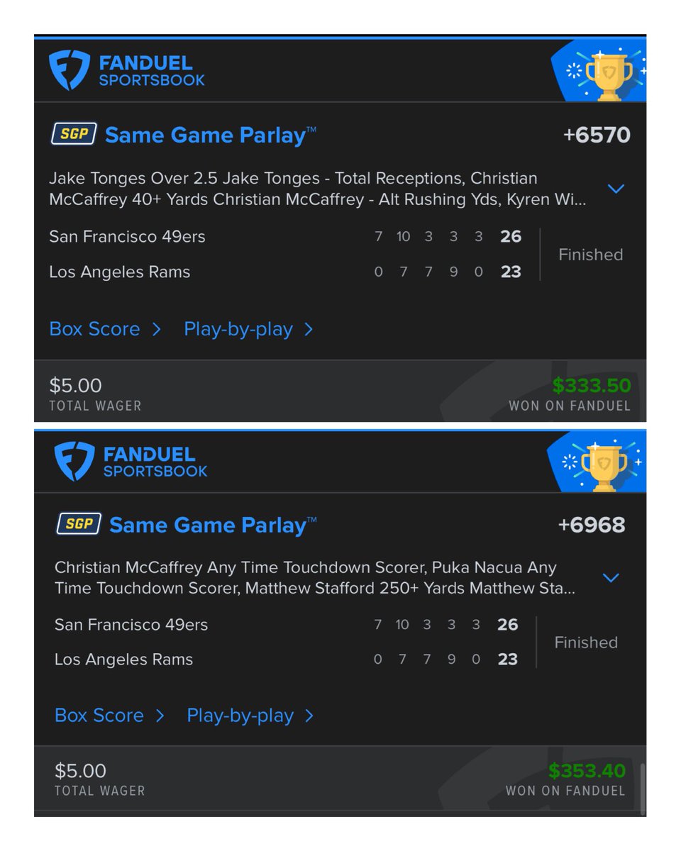 Not sure who I tailed these bets from, but I thank you greatly !! 🔥💰💰🙏🏻