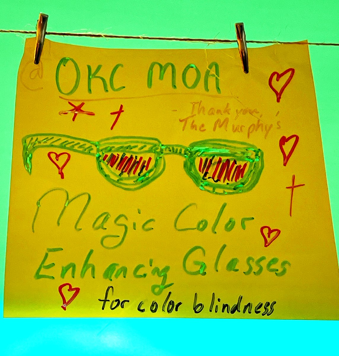 enchroma's tweet photo. #ColorBlindnessAwarenessMonth reached over 10M people — thank you to every partner, advocate & influencer who made it happen! 💙
@okcmoa showed what inclusion looks like, offering EnChroma glasses so visitors could truly see the art.
#ColorAccessibility #EnChroma #Accessibility https://t.co/hd79jgHNHA