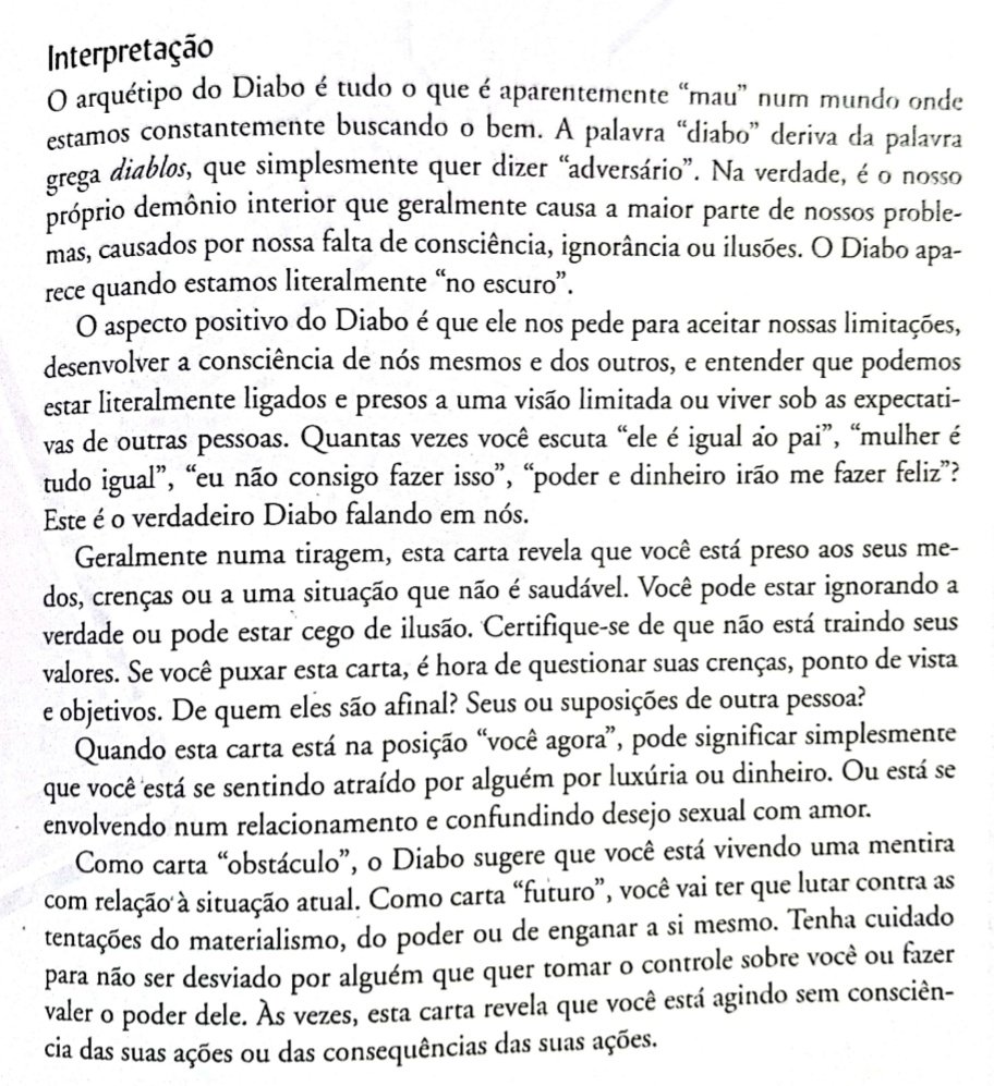 _duducos's tweet photo. Jeremy: o diabo
Arcano 15

- reações inconscientes, reações infantis
- preso a padrões de comportamento viciosos
- pensamento negativo https://t.co/LWHEutxBqn