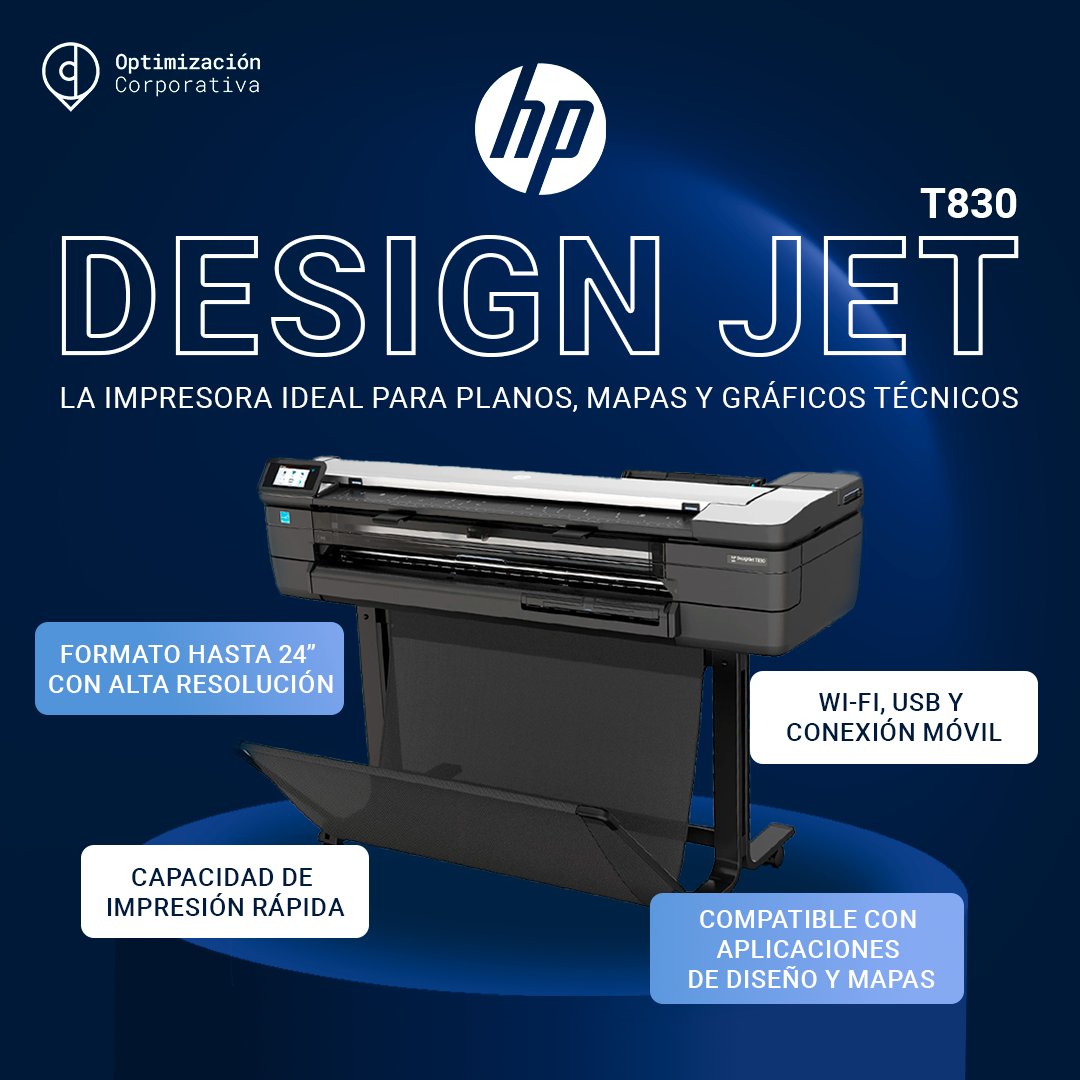 OPTIMIZACIONCO1's tweet image. Planos, mapas e impresiones grandes con calidad profesional.

HP DesignJet T830 al servicio de tus ideas.

#HPDesignJet #OptimizaciónCorporativa