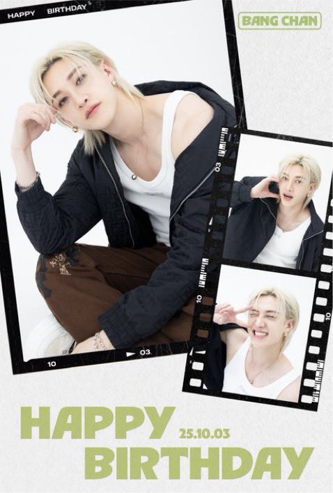 Happy Birthday to the best Leader we could ask for hope your day is filled with fun, love and laughter

#HappyBangChanDay
#찬이를_위해_햇살이_되어줄게
#GeniusMusicianBangChan
#StrayKids #스트레이키즈
#방찬 #BangChan
