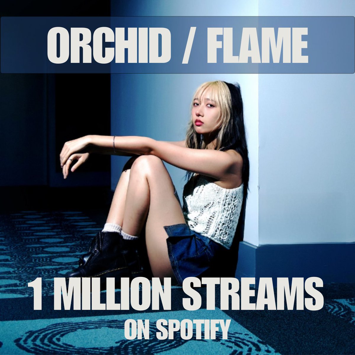 Blues4Hannah's tweet photo. Hello #blues & @hannahhbbahng ๐๐ซ
I am not sure if you saw that, but โOrchid / Flameโ hit 1M streams on Spotify ๐ฅฐ
CONGRATS ๐๐ฅ๐ฅ
Can we get โMISUNDERSTOODโ to 1M next? ๐
#hannahbahng #themisunderstoodep #orchidflame https://t.co/ZRGxQFQFhO