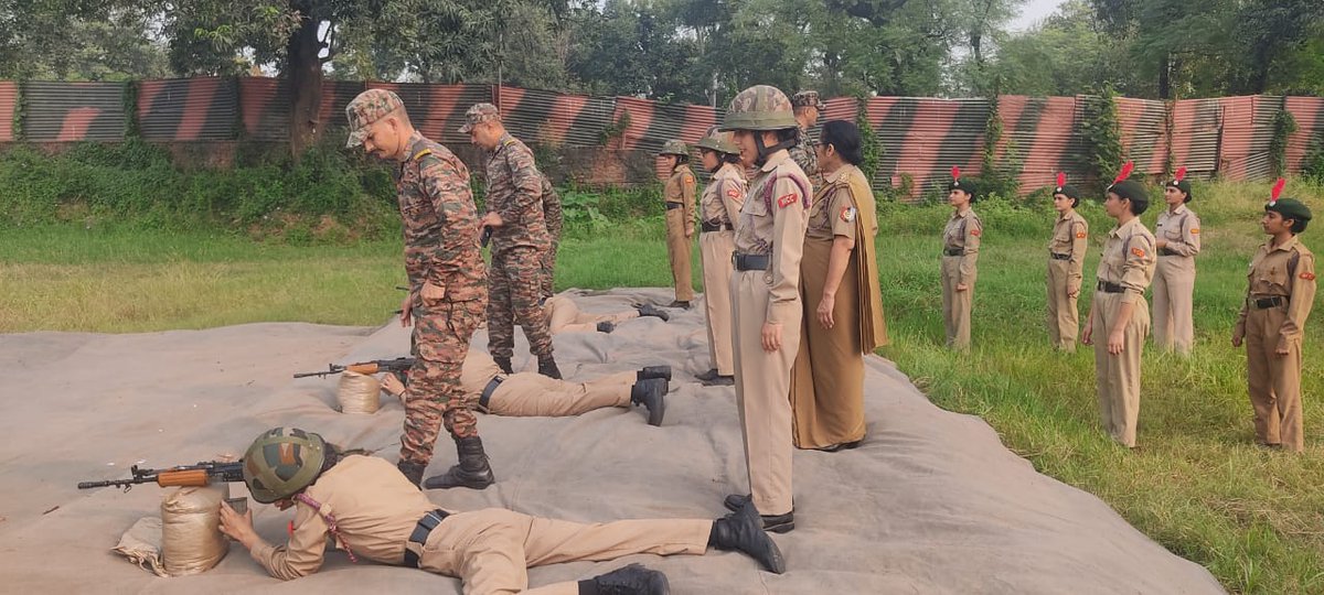 prodefencejammu's tweet image. EPIC  9th day at Army Attachment Camp! 🔥💪 From sweat-drenched PT sessions to high-octane firing practice &amp;amp; vibrant cultural dance moves 💃🕺🪖, these cadets are mastering the art of discipline &amp;amp; creativity! 💥 #ArmyLife #NCC #CulturalVibes

@SpokespersonMoD 
@HQ_DG_NCC 
@adgpi