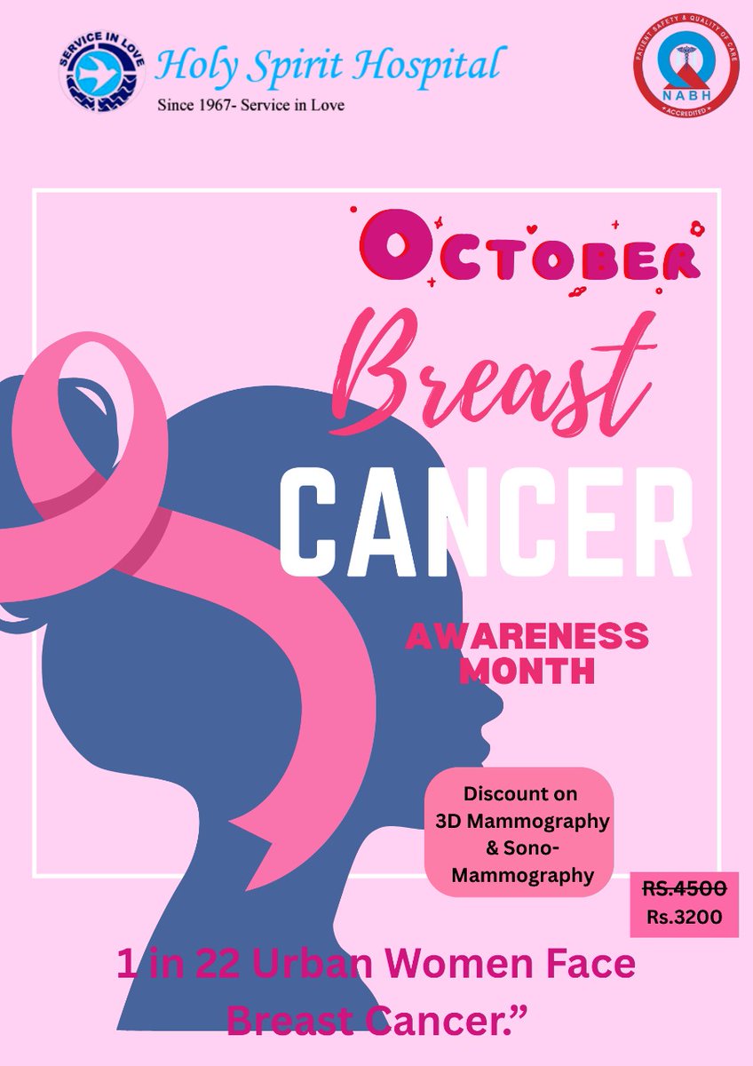 🎀 Breast Cancer Awareness Month 🎀

Awareness saves lives. Get screened, stay strong, fight together. 💖

#PinkOctober #AwarenessIsPower #TogetherWeFight