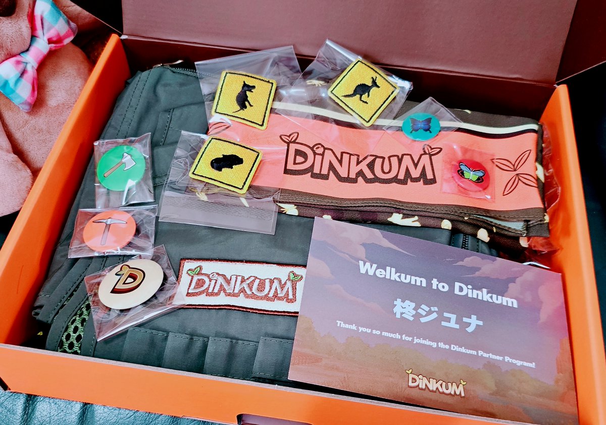 ꉂꉂ📢お知らせ

祝✨ディンカム公式パートナー就任‼
以前からお知らせしていましたが、
待ちに待った物が届きましたので
こちらと合わせて再度ご報告です！
色々グッズがあって嬉しい～✨
これからものんびりと遊ばせて
もらいます。
みんなもディンカムやろうね～！

#ディンカム