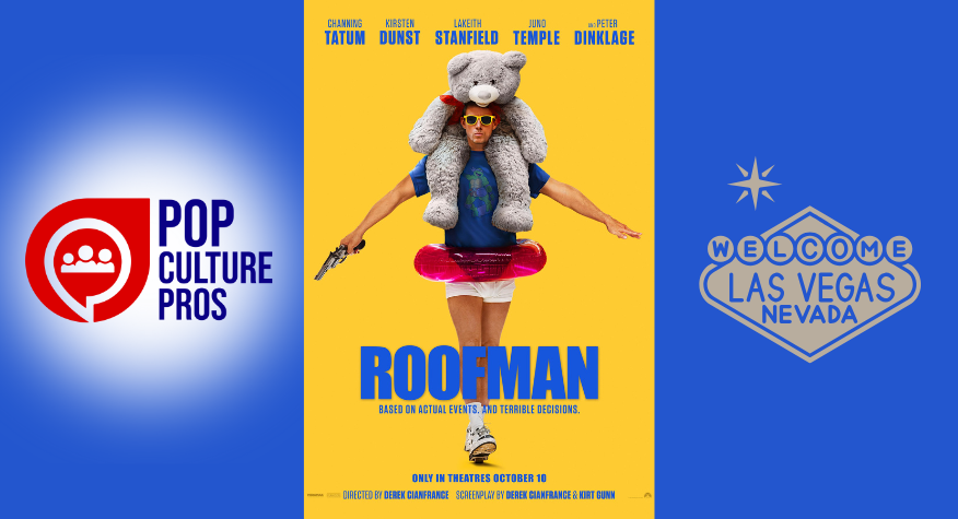 Vegas knows a good heist. Roofman skips casinos &amp; hits McDonald’s roofs instead. Channing Tatum, chaos, and a Toys “R” Us hideout you won’t believe. Screening 10/8. Grab passes before the house wins. #Roofman #PopCulturePros popculturepros.com/free-advance-s…