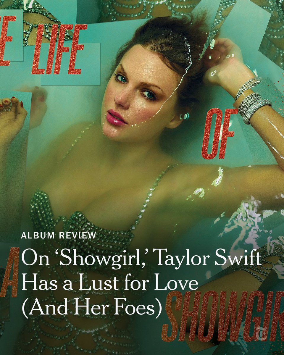 Taylor Swift’s new album, “The Life of a Showgirl,” is here — and it’s an NYT Critic’s Pick. Read our full review.
nyti.ms/4gP7XE6