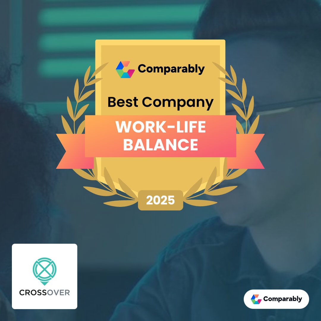 Crossover4Work's tweet image. Crossover has just been awarded a spot on Comparably&apos;s &quot;Best Work-Life Balance&quot; list, based purely on anonymous employee ratings.

Here&apos;s the thing: we&apos;ve never submitted ourselves to workplace awards or made a fuss about perks. It&apos;s not what we&apos;re about.

Our philosophy has…