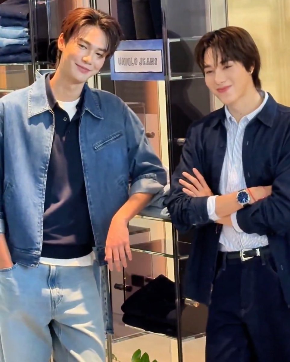 Aaaah! Flower boys gang look wonderful 🥺🩷

#UNIQLOJEANSxNANI
#MyBestStandard