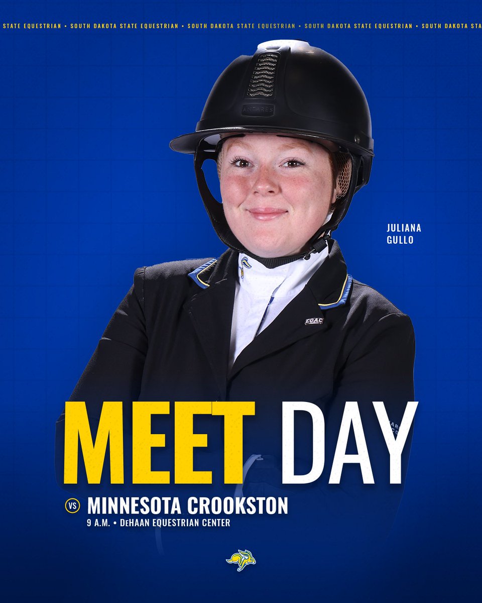 Let's Ride!

The Jackrabbits open the season at home against Minnesota Crookston

⏲️ » 9 a.m.
🏟️ » DeHaan Equestrian Center | Brookings, S.D.
🔗 » linktr.ee/gojackseq

#GoJacks 🐰