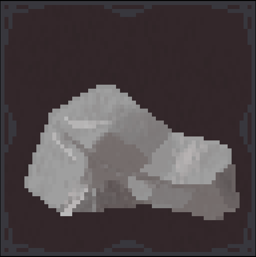 Zappydos2's tweet image. it&apos;s not a rock, it&apos;s a boulder! 
#pixelart #pixel #stone #boulder #happy !!!